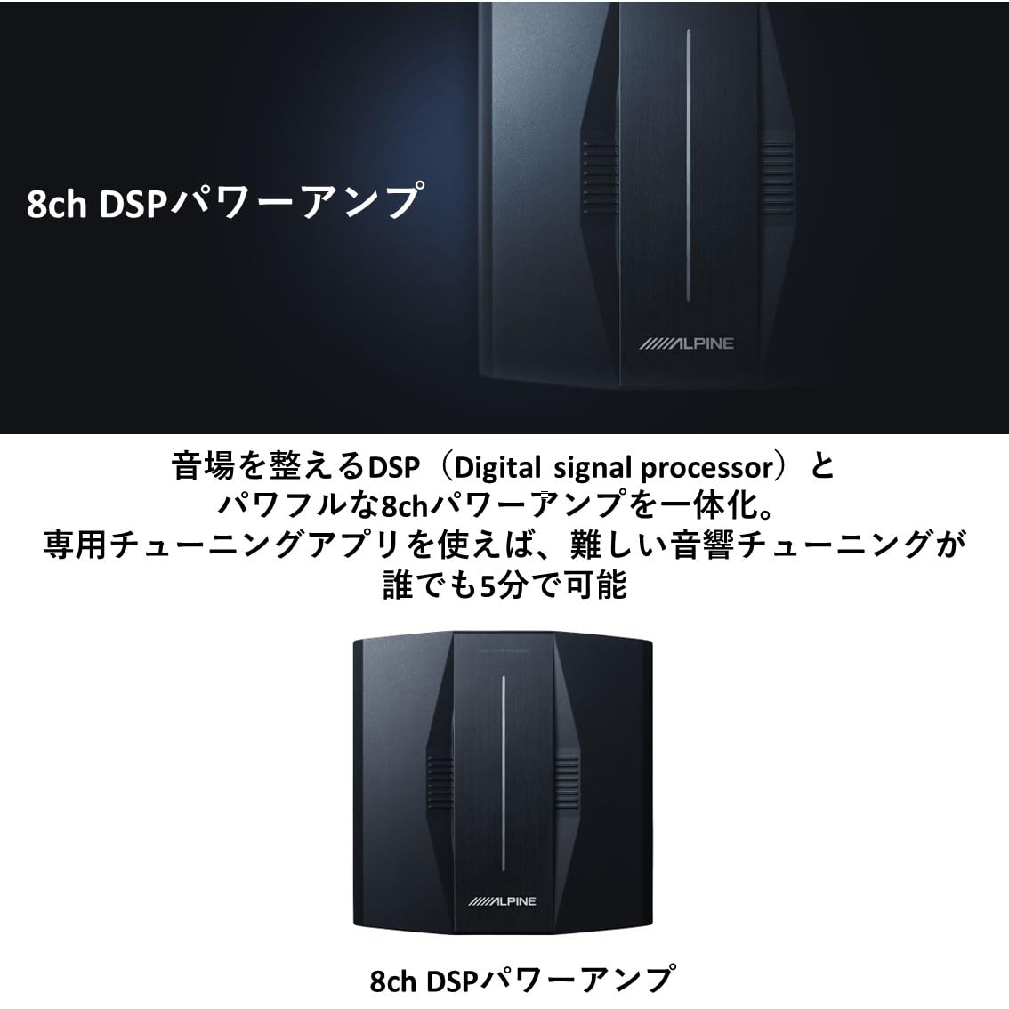 Amazon.co.jp: OPTM8 8ch DSPパワーアンプ : 車＆バイク